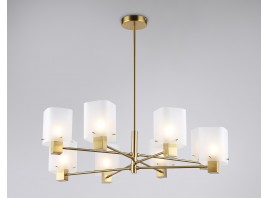  Подвесная люстра LH57033/8 BS/SM латунь/дымчатый E14/8 max 40W D830*710