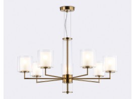  Подвесная люстра LH56013/7 BS/FR латунь/белый матовый E14*7 max 40W D790*1260