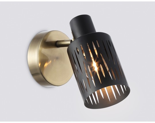  Настенно-потолочный спот в стиле лофт TR8667 BK/SB чёрный/бронза E14 max 60W 180*100*150