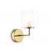  Настенный светильник LH56015 BS/FR латунь/белый матовый E14 max 40W 190*120*220
