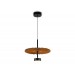  Подвесной светодиодный светильник LH72607 BK/CF черный/кофе 6W 3000K D300*260-1770