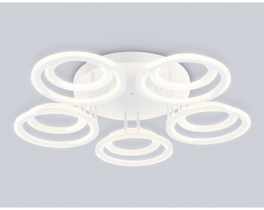  Светильник светодиодный потолочный FA8944/5+5 WH белый 132W 3000-6000K D735*115 (ПДУ ИК)