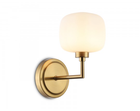  Настенный светильник LH53021 BS/FR латунь/белый матовый G9 max 40W 195*120*230