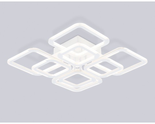  Светильник светодиодный потолочный FA8950/4+4 WH белый 101W 3000-6000K 540*540*120 (ПДУ ИК)