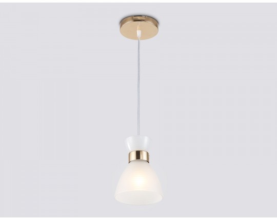  Светильник подвесной со стеклянным плафоном TR3401 FGD золото E27 max 60W D135*1000