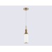  Подвесной светильник LH55271 BS/FR латунь/белый матовый E14 max 40W D65*1500