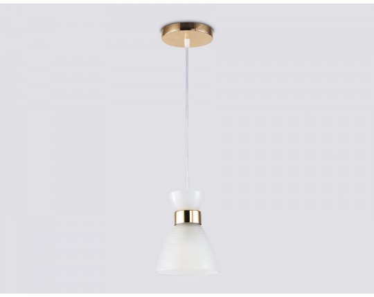  Светильник подвесной со стеклянным плафоном TR3401 FGD золото E27 max 60W D135*1000