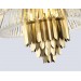  Подвесная люстра с хрусталем LH41023/18 BS/CL латунь/прозрачный E14*18 max 40W D700*750