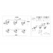  Настенно-потолочный спот в стиле лофт TR8657/3 BK/GD черный/золото E14/3 max 60W 550*100*185