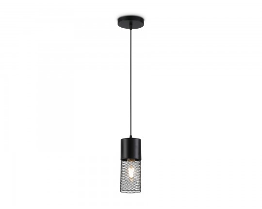  Светильник подвесной TR8500 BK черный E27 max 60W D100*1000