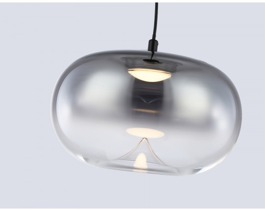  Подвесной светодиодный светильник LH11082 BK/SM черный/дымчатый 4W 3000K D180*130