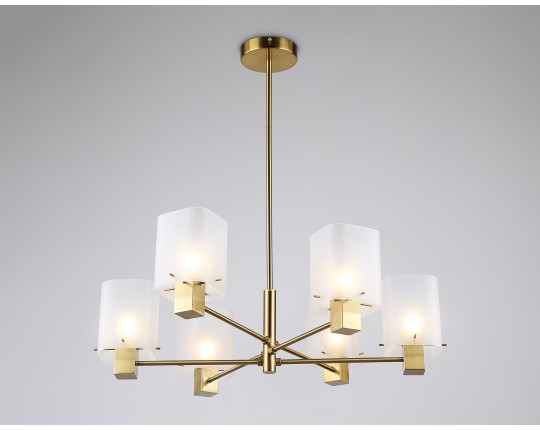  Подвесная люстра LH57031/6 BS/SM латунь/дымчатый E14/6 max 40W D690*690