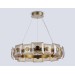  Подвесная светодиодная люстра LH31027 BS/TI латунь/янтарь 72W 3000K D700*150