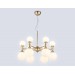  Подвесная люстра LH51050/12 GD/FR золото/белый матовый G9*12 max 28W D550*450