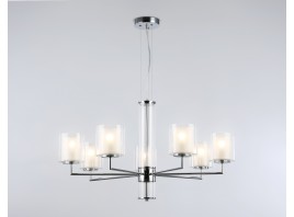 Подвесная люстра LH56003/7 СH/FR хром/белый матовый E14*7 max 40W D790*1260