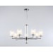  Подвесная люстра LH56003/7 СH/FR хром/белый матовый E14*7 max 40W D790*1260