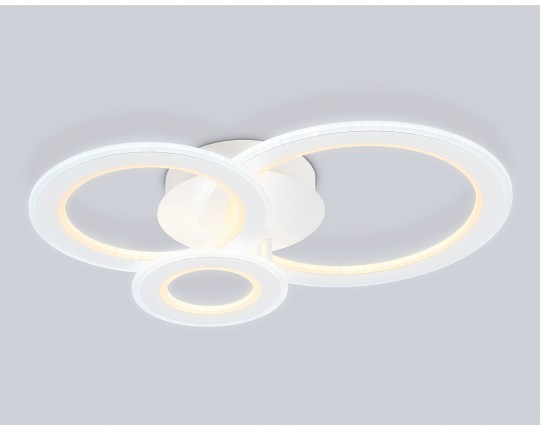  Потолочный светодиодный светильник с пультом FA861 WH белый 71W 540*470*105 (ПДУ РАДИО 2.4)