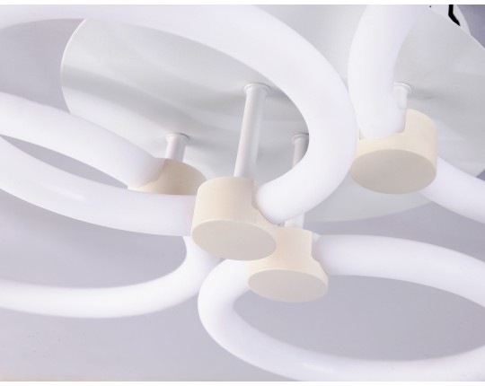  Потолочный светодиодный светильник с пультом FA3811/2+2 WH белый 3000K-6400K 82W 620*420*130 (ПДУ ИК)