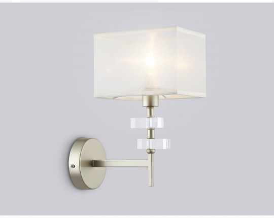  Настенный светильник с абажуром LH71335 CGD золото E14 max 40W 240*130*300