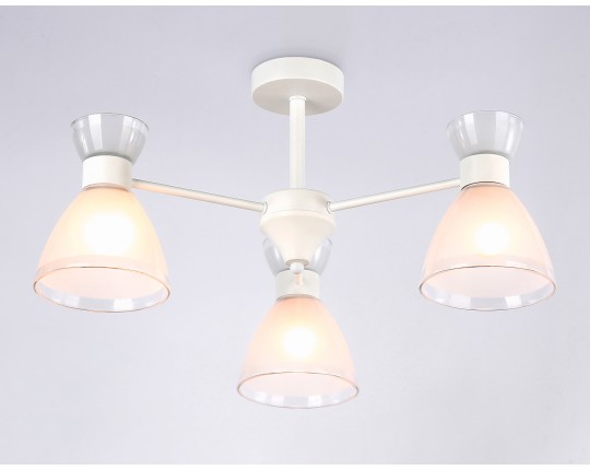  Подвесной светильник со сменной лампой TR3177/3 WH белый E27/3 max 40W D570*280