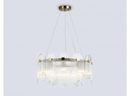  Подвесной светильник LH31251/6 BS/CL латунь/прозрачный E14*6 max 40W D510*270
