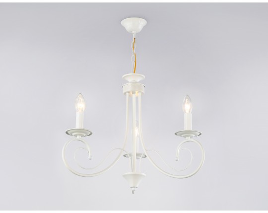  Подвесная люстра TR9605/3 WH белый E14/3 max 40W D560*650