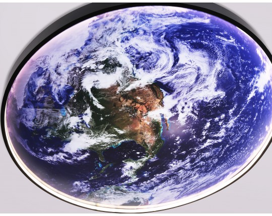  Настенно-потолочный светодиодный светильник FW11134 BK черный 31W LED 3000-6400K D500*38