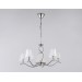  Подвесная люстра LH57081/5 SN/FR никель/белый матовый E14/5 max 40W D690*790