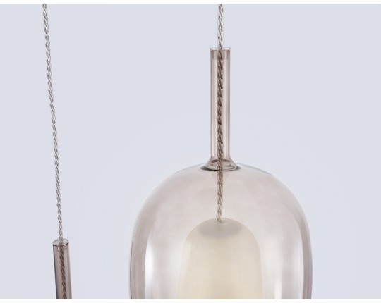  Подвесной светильник LH11156/3 BK/WH/TI черный/белый/янтарь E27*3 max 60W D425*1500