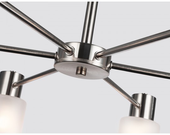  Подвесной светильник TR9572/6 SN сатин E14*6 max 40W 620*620*385