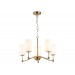  Подвесная люстра LH56051/5 BS/FR латунь/белый матовый E14*5 max 40W D590*950