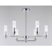  Люстра со стеклянными плафонами на штанге LH55151/6 CH/CL хром/прозрачный E14/6 max 40W D675*520