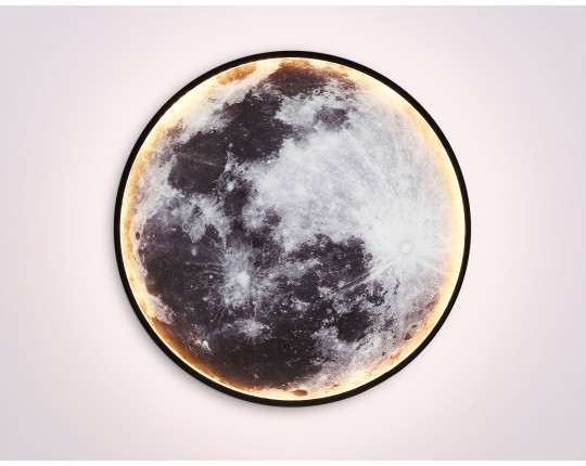  Настенно-потолочный светодиодный светильник FW11112 BK черный 25W LED 3000-6400K D400*38