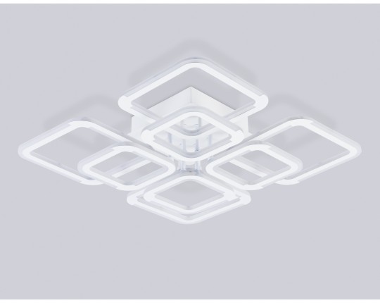  Светильник светодиодный потолочный FA8950/4+4 WH белый 101W 3000-6000K 540*540*120 (ПДУ ИК)