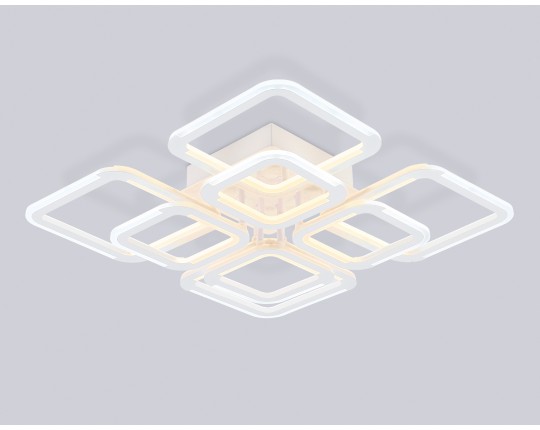  Светильник светодиодный потолочный FA8950/4+4 WH белый 101W 3000-6000K 540*540*120 (ПДУ ИК)