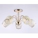  Подвесная люстра TR3189/5 GD/CL/FR золото/прозрачный/белый матовый E27/5 max 40W D600*285