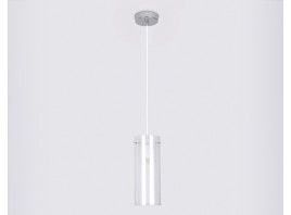  Подвесной светильник TR3672 CH/CL/FR хром/прозрачный/белый матовый E14 max 40W D110*1000