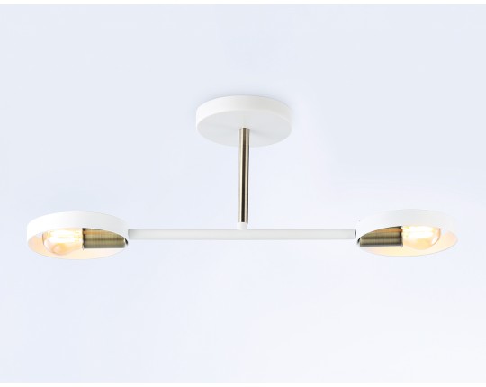  Подвесной светильник со сменной лампой TR8222/2 WH/SB белый/бронза E27/2 max 40W 510*165*190