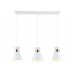  Светильник подвесной в стиле лофт TR8466/3 WH/FGD белый/золото E27/3 max 60W 550*135*1000