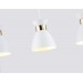  Светильник подвесной в стиле лофт TR8466/3 WH/FGD белый/золото E27/3 max 60W 550*135*1000