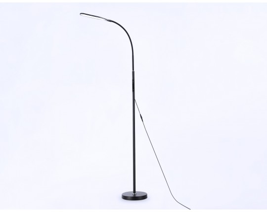  Светильник светодиодный напольный/настольный с пультом и сенсорными кнопками управления TR97706 BK черный LED 12W 3000K-6400K 250*190*1770 (ПДУ РАДИО 2.4G)