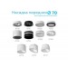 C7659 SBK черный песок 120*120*H25mm MR16 GU5.3