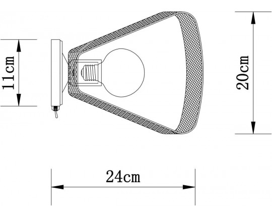 Бра Arte Lamp Maasym A7044AP-1BK