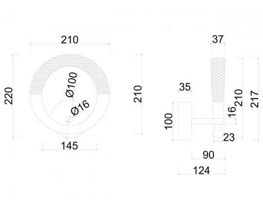Бра Arte Lamp Montana A7777AP-1GO