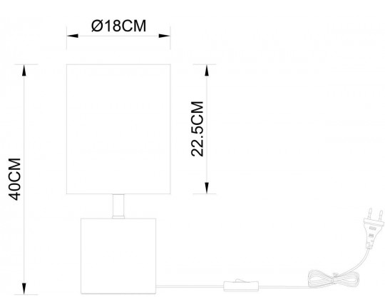 Настольная лампа Arte Lamp Jishui A5036LT-1BR
