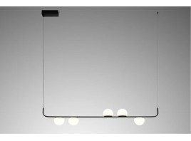 Подвесная светодиодная люстра Arte Lamp Poplar A2174SP-5BK