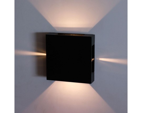 Уличный настенный светодиодный светильник Arte Lamp Algol A1445AL-4BK