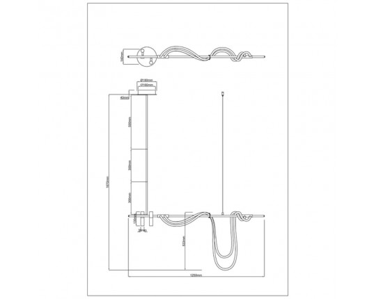 Подвесной светодиодный светильник Arte Lamp Klimt A2850SP-45PB