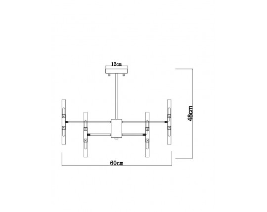 Подвесная люстра Arte Lamp Ramona A7410PL-24CC