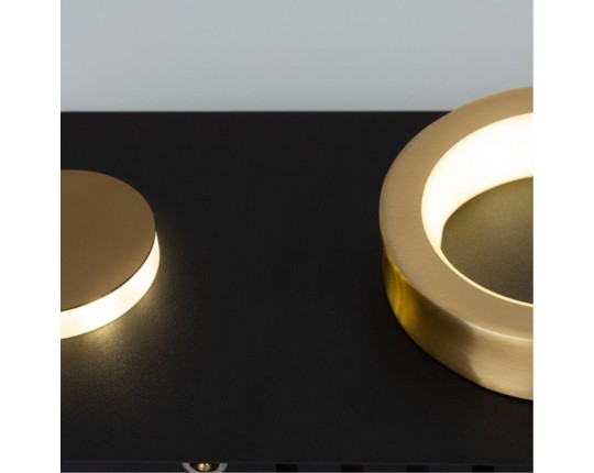 Настенный светодиодный светильник Arte Lamp Lucas A2602AP-10BK